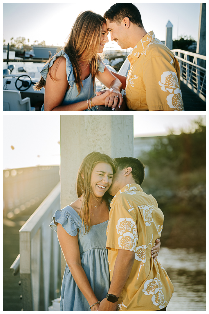 Surprise Proposal and Mini Engagement at Marine Stadium in Long Beach, California