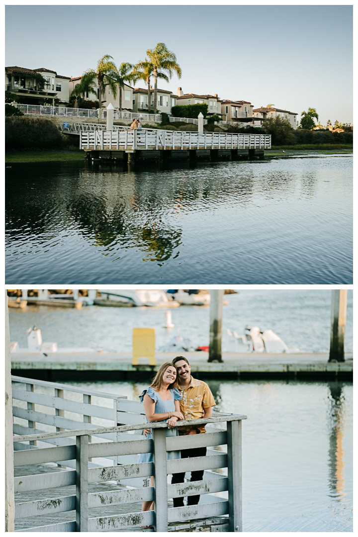 Surprise Proposal and Mini Engagement at Marine Stadium in Long Beach, California