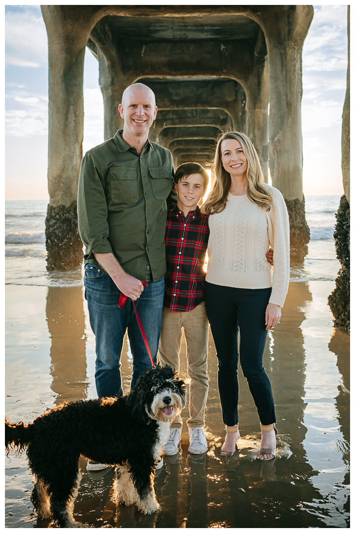 Family Photos at Manhattan Beach in Los Angeles, California