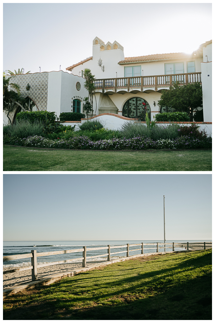 Surprised Proposal at Adamson House Museum, Malibu, Los Angeles, California