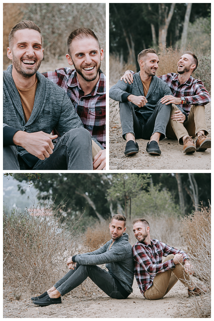 LGBTQ couple lifestyle adoption session in Palos Verdes, Malaga Cove, Los Angeles, California.