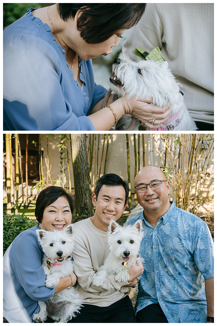 Family Photos at Pine Wind Garden in Torrance, Los Angeles, California