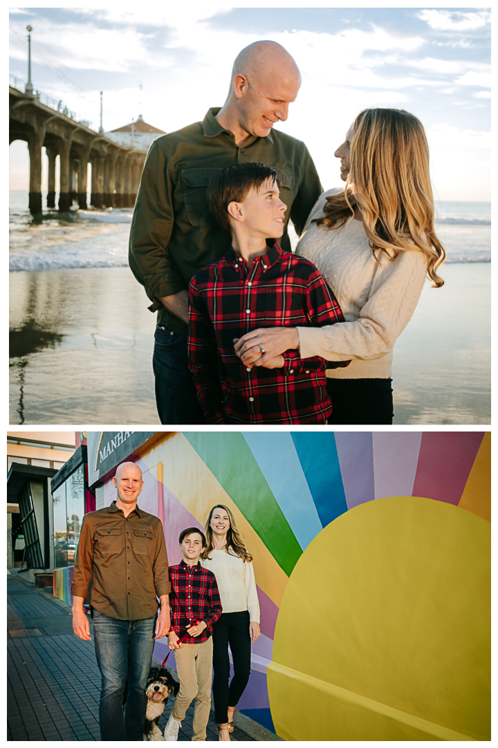 Family Photos at Manhattan Beach in Los Angeles, California