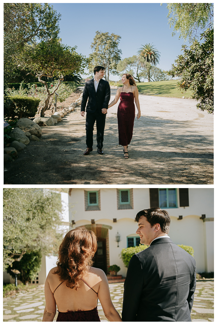 Marriage Proposal at Adamson House Museum in Malibu, Los Angeles, California