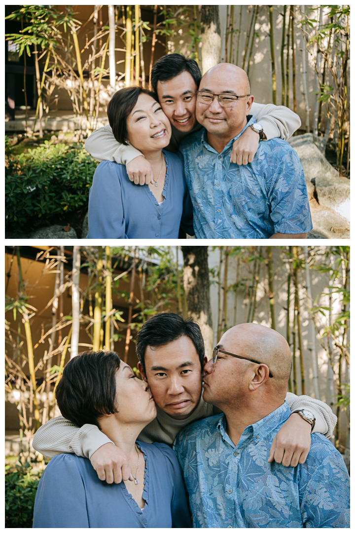 Family Photos at Pine Wind Garden in Torrance, Los Angeles, California