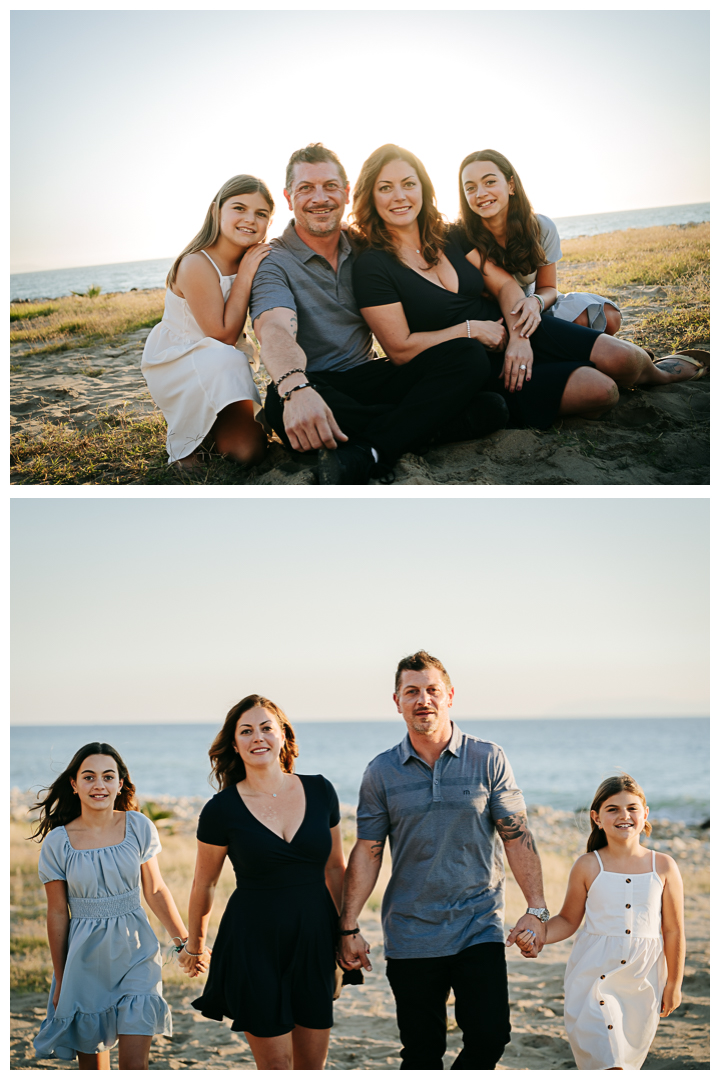 Family Photos at Portuguese Bend Beach in Palos Verdes, Los Angeles, California