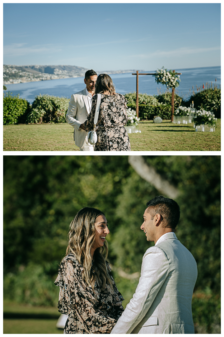 Surprise Proposal Ideas and Mini Engagement at Crescent Bay Park in Laguna Beach, Los Angeles, California