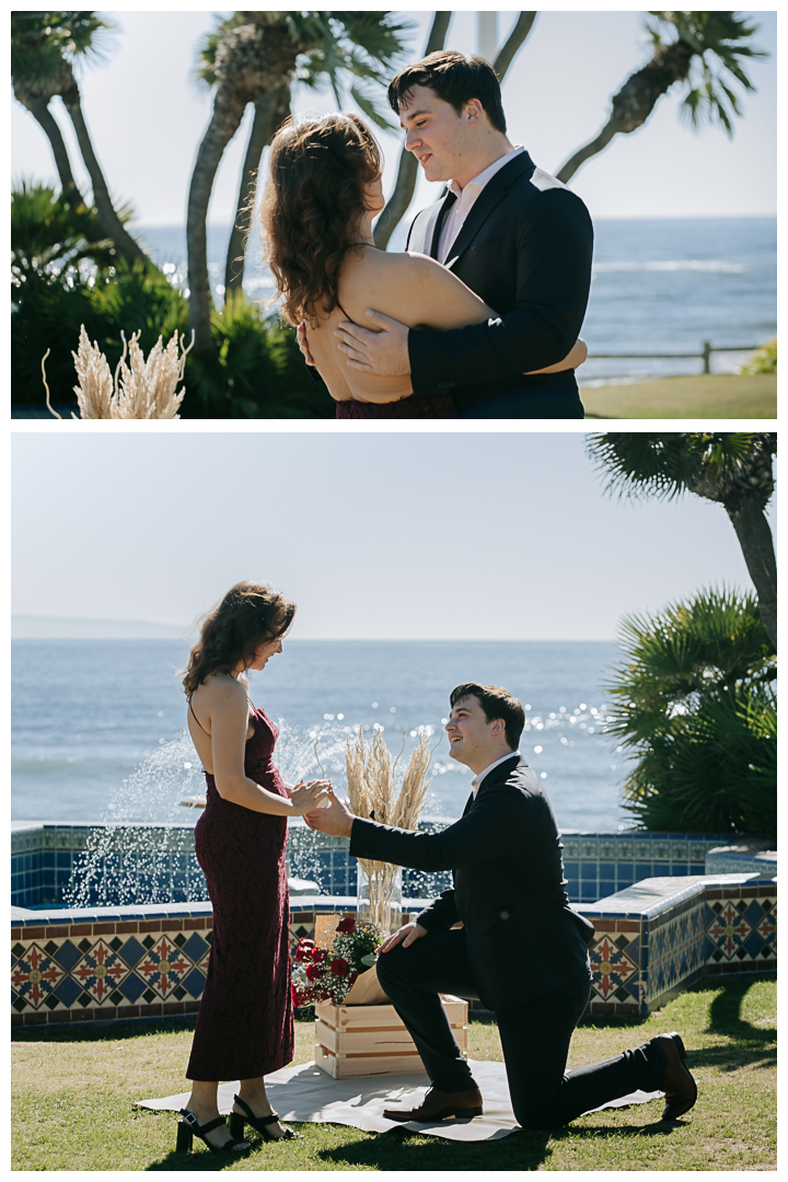 Marriage Proposal at Adamson House Museum in Malibu, Los Angeles, California