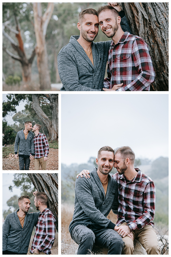 LGBTQ couple lifestyle adoption session in Palos Verdes, Malaga Cove, Los Angeles, California.