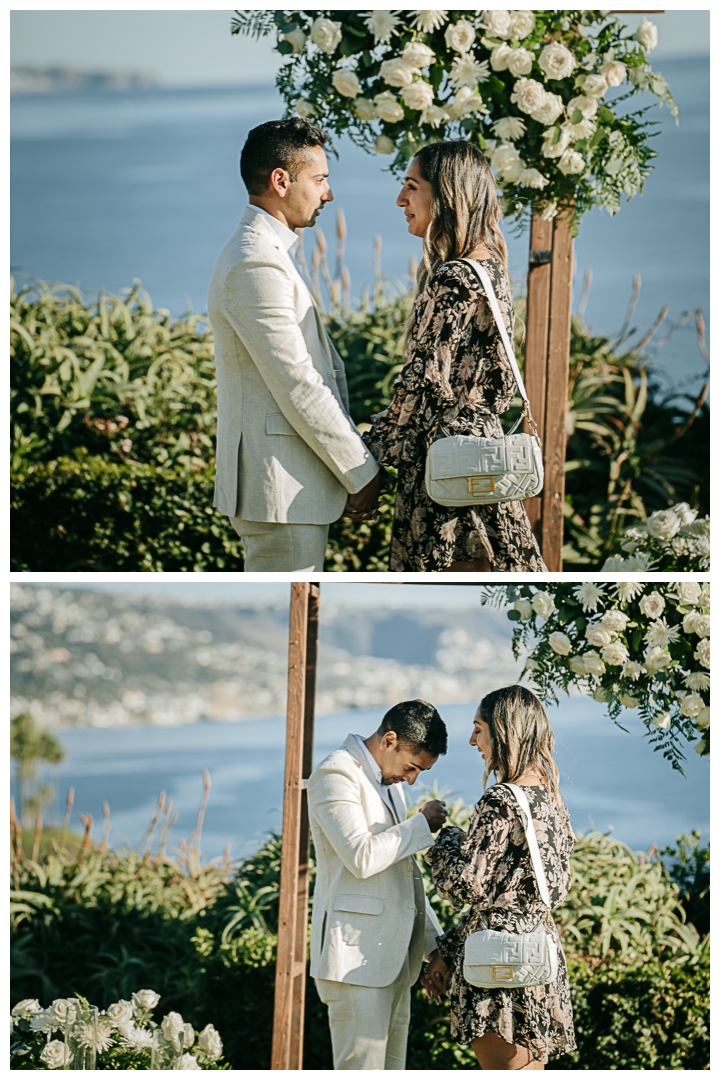 Surprise Proposal Ideas and Mini Engagement at Crescent Bay Park in Laguna Beach, Los Angeles, California