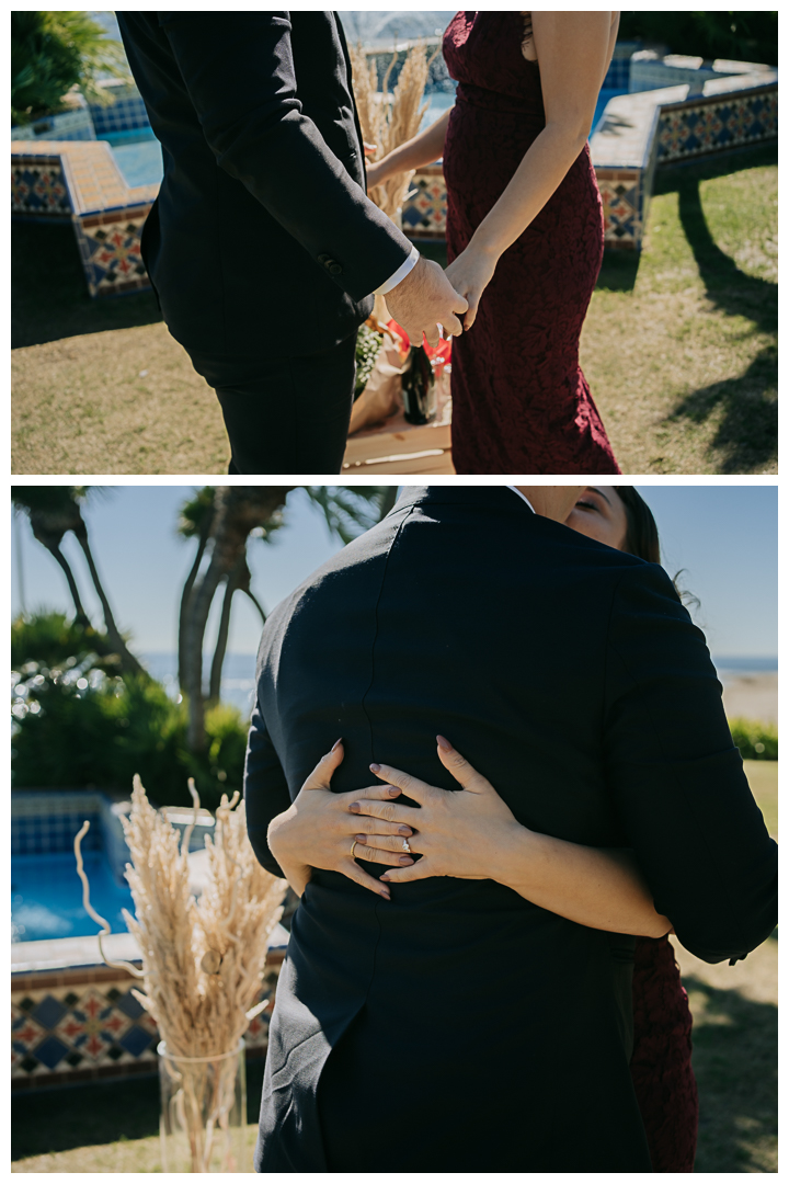 Marriage Proposal at Adamson House Museum in Malibu, Los Angeles, California