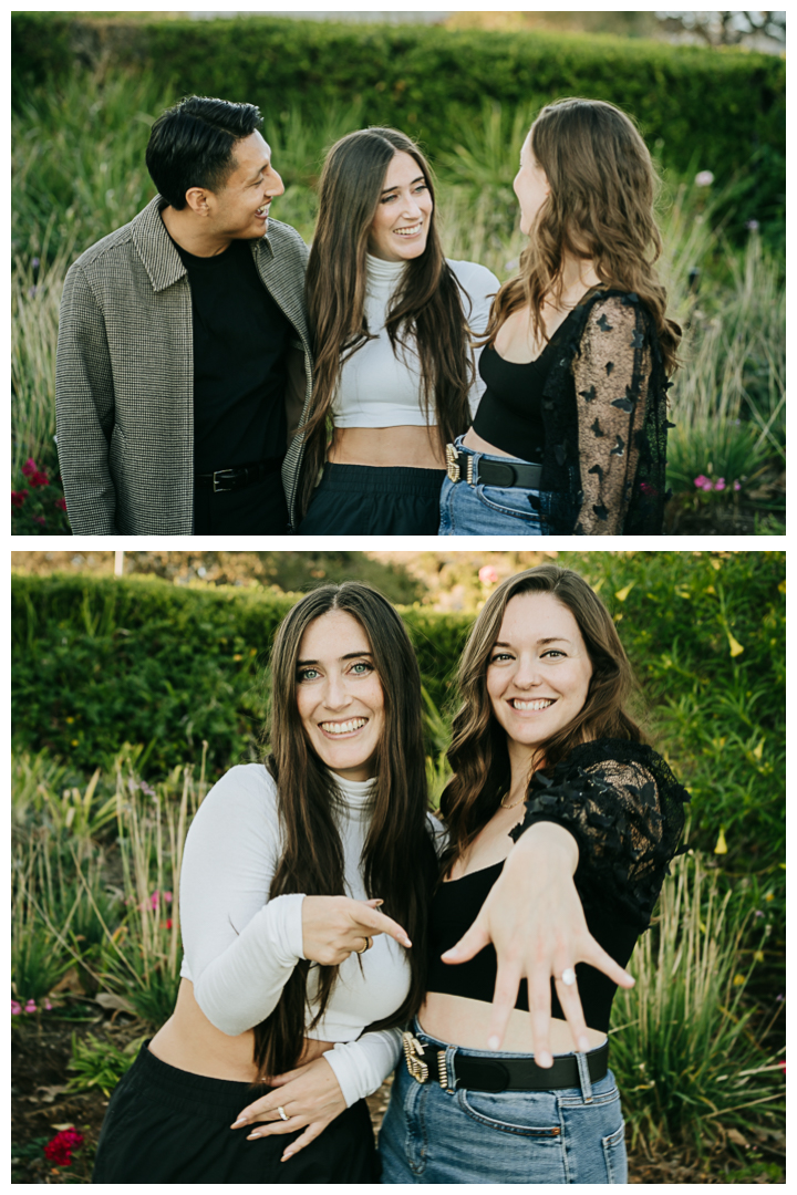 Surprised Proposal at Adamson House Museum, Malibu, Los Angeles, California