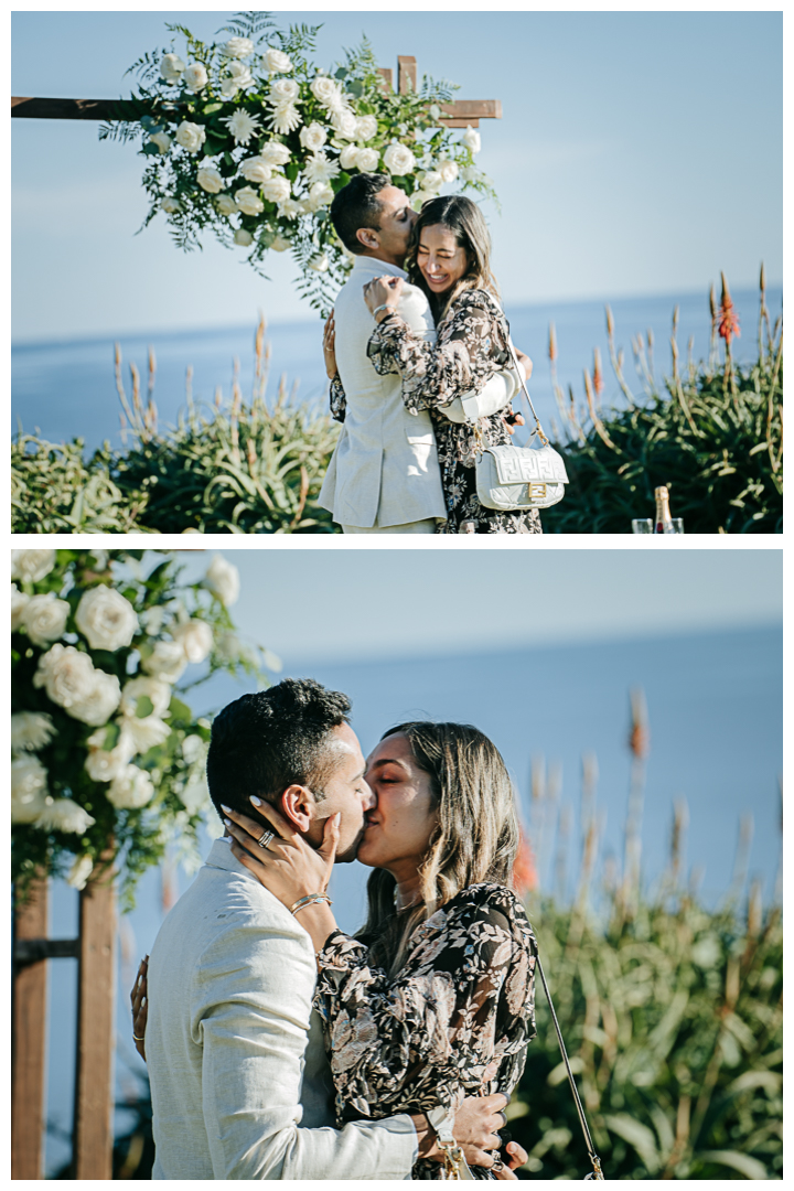 Surprise Proposal Ideas and Mini Engagement at Crescent Bay Park in Laguna Beach, Los Angeles, California