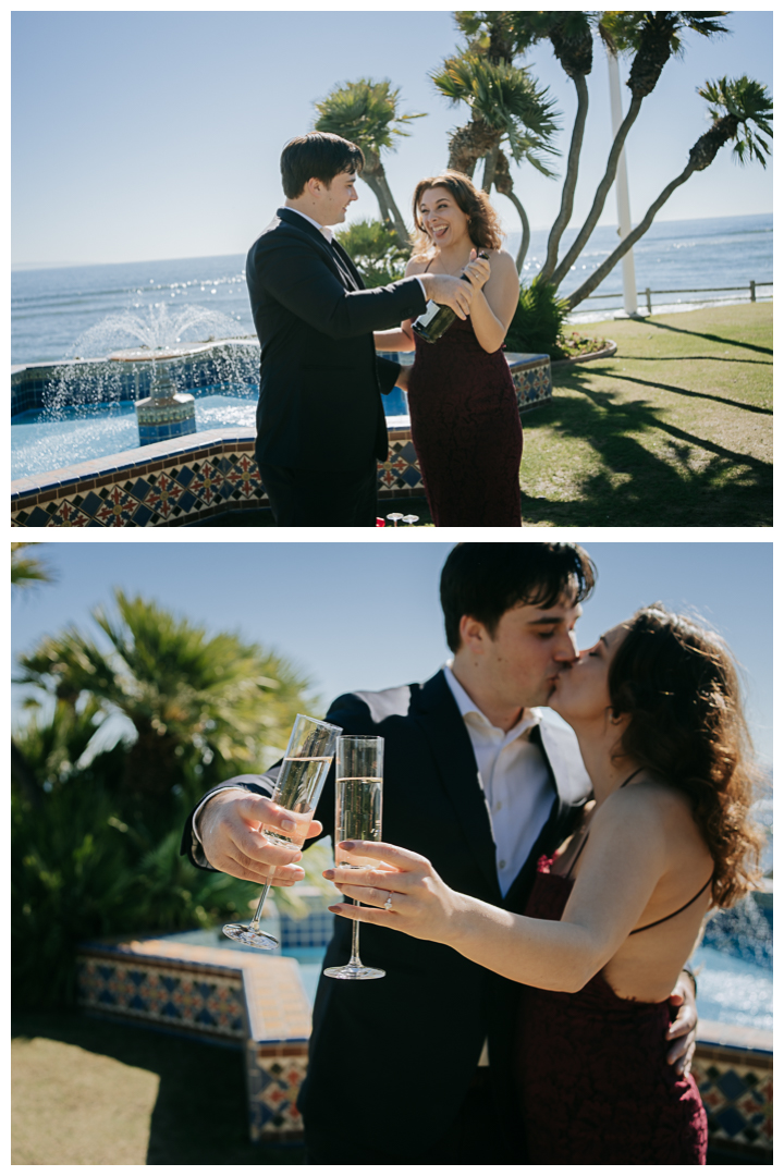 Marriage Proposal at Adamson House Museum in Malibu, Los Angeles, California