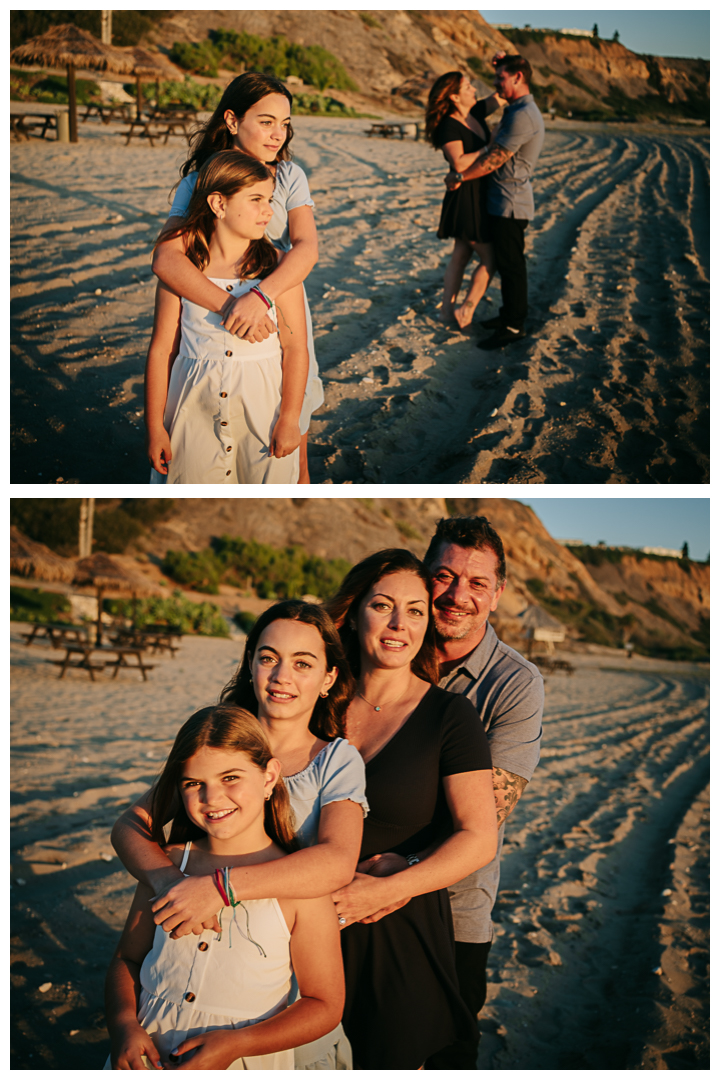 Family Photos at Portuguese Bend Beach in Palos Verdes, Los Angeles, California