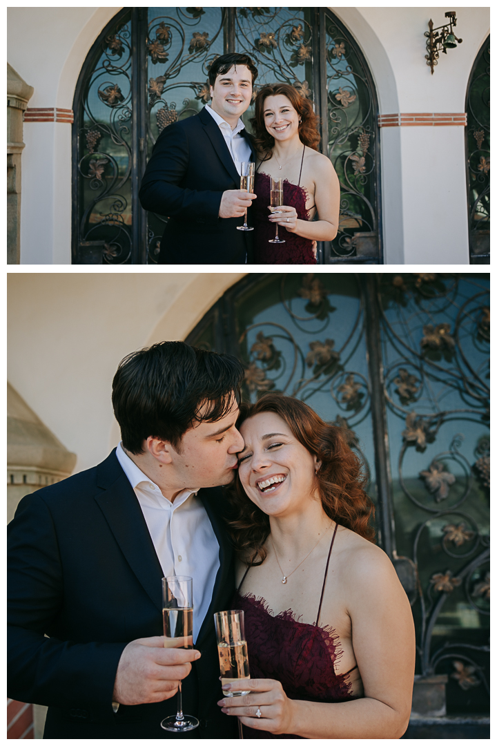 Marriage Proposal at Adamson House Museum in Malibu, Los Angeles, California