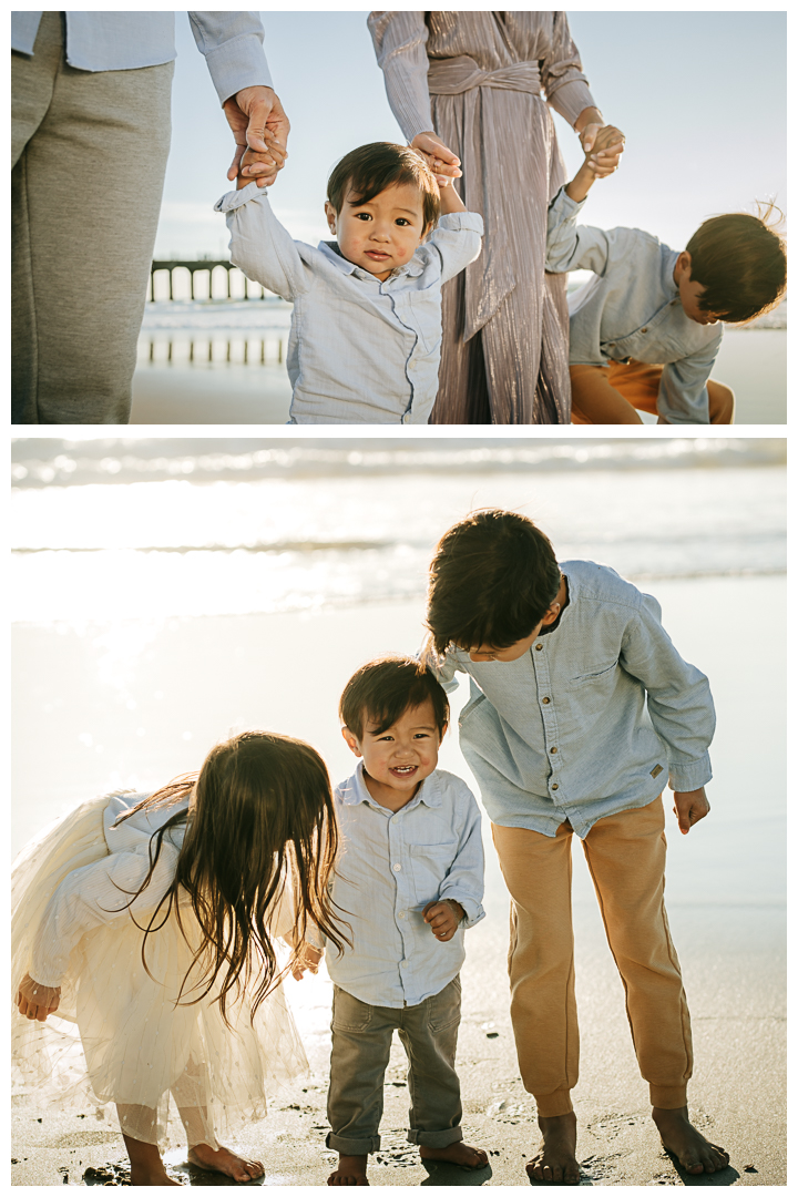 Family Photos at Manhattan Beach Pier in Manhattan Beach, Los Angeles, California