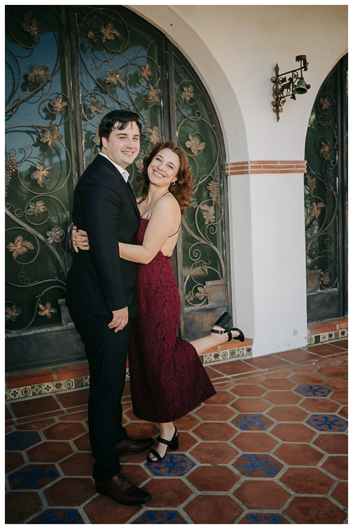 Marriage Proposal at Adamson House Museum in Malibu, Los Angeles, California