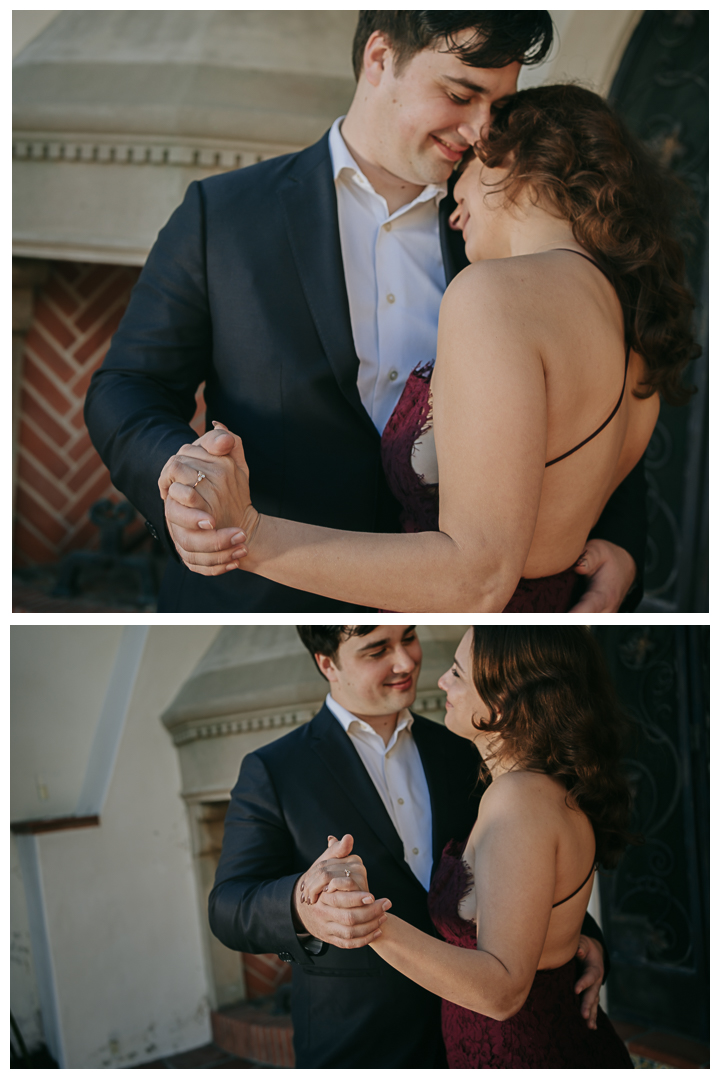 Marriage Proposal at Adamson House Museum in Malibu, Los Angeles, California