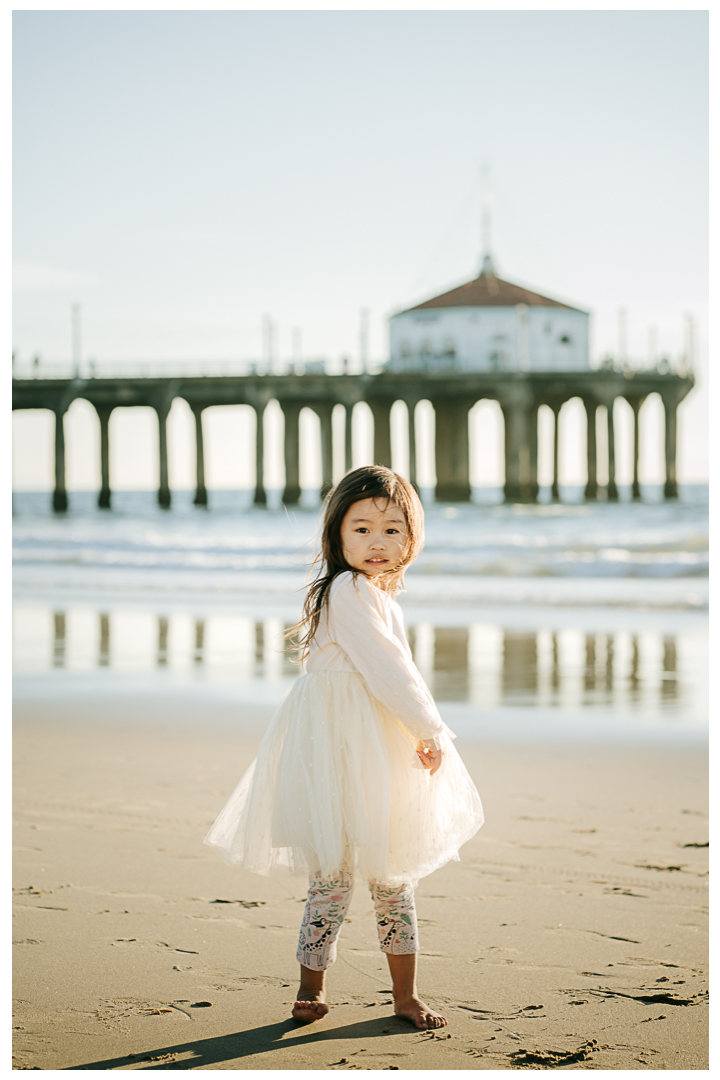 Family Photos at Manhattan Beach Pier in Manhattan Beach, Los Angeles, California