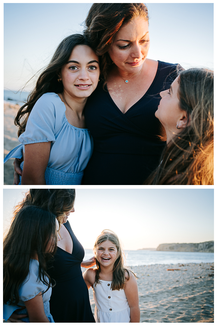 Family Photos at Portuguese Bend Beach in Palos Verdes, Los Angeles, California