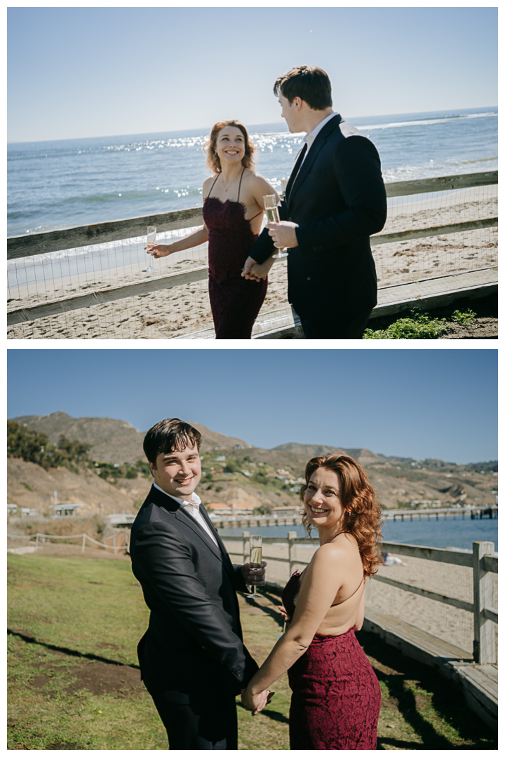 Marriage Proposal at Adamson House Museum in Malibu, Los Angeles, California