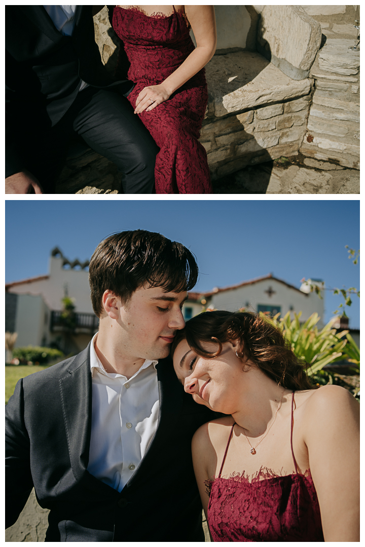 Marriage Proposal at Adamson House Museum in Malibu, Los Angeles, California