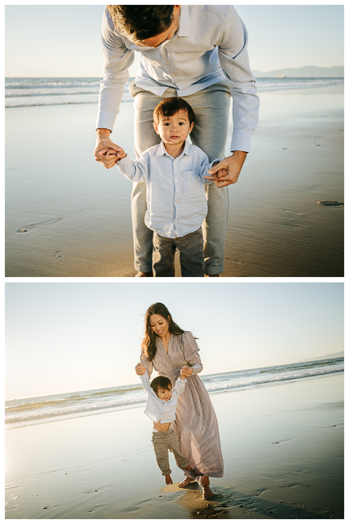 Family Photos at Manhattan Beach Pier in Manhattan Beach, Los Angeles, California