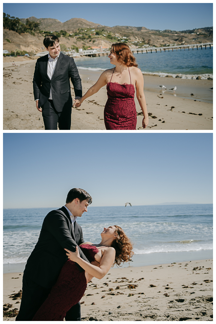 Marriage Proposal at Adamson House Museum in Malibu, Los Angeles, California