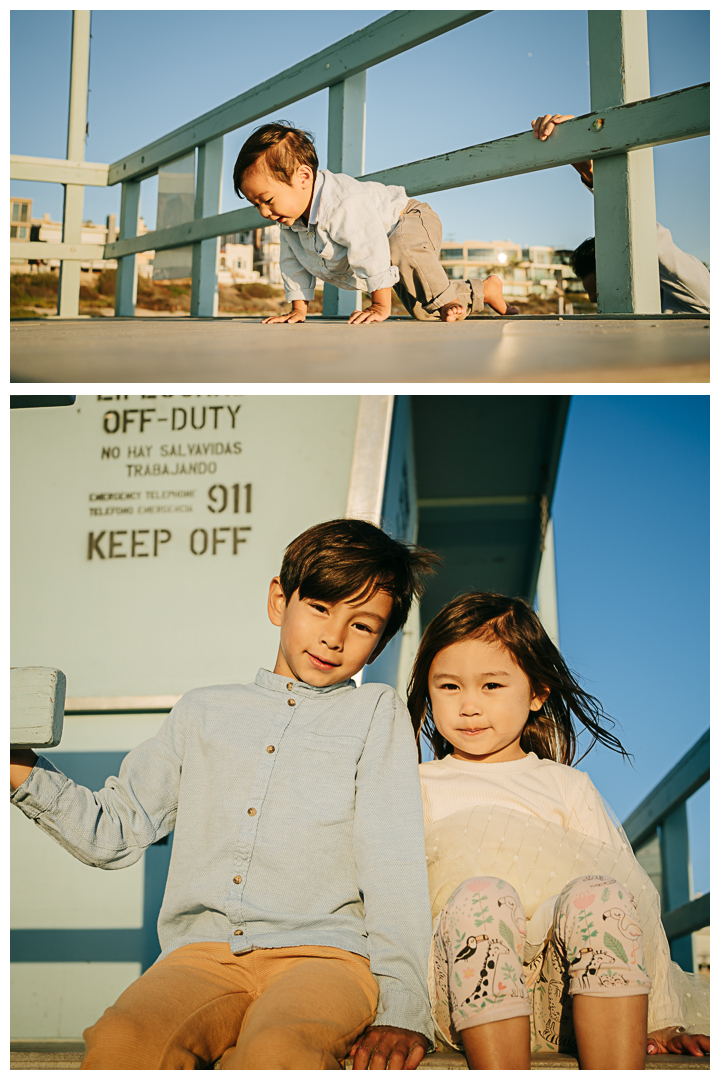 Family Photos at Manhattan Beach Pier in Manhattan Beach, Los Angeles, California