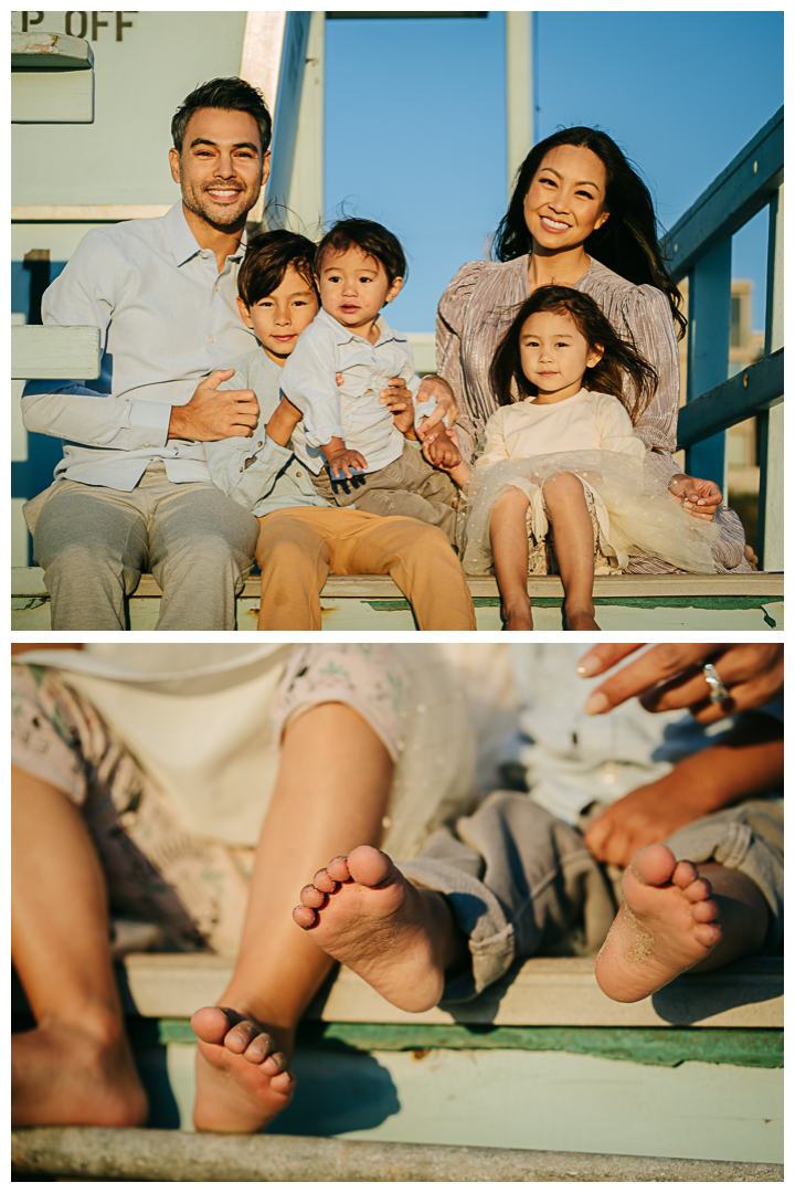 Family Photos at Manhattan Beach Pier in Manhattan Beach, Los Angeles, California