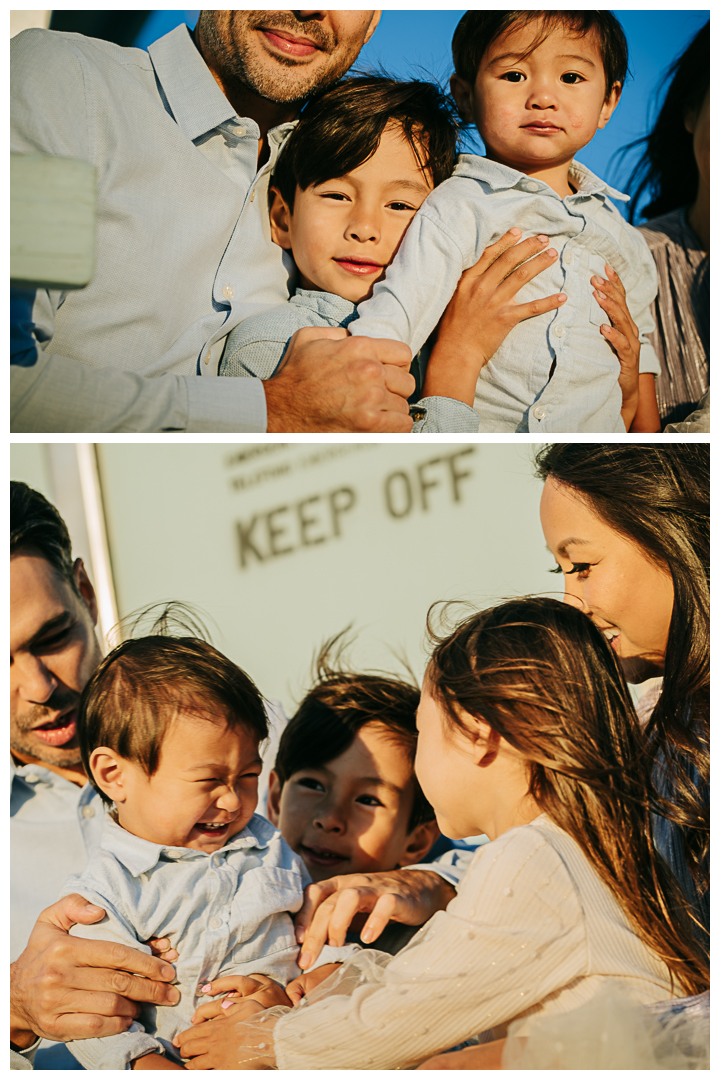 Family Photos at Manhattan Beach Pier in Manhattan Beach, Los Angeles, California