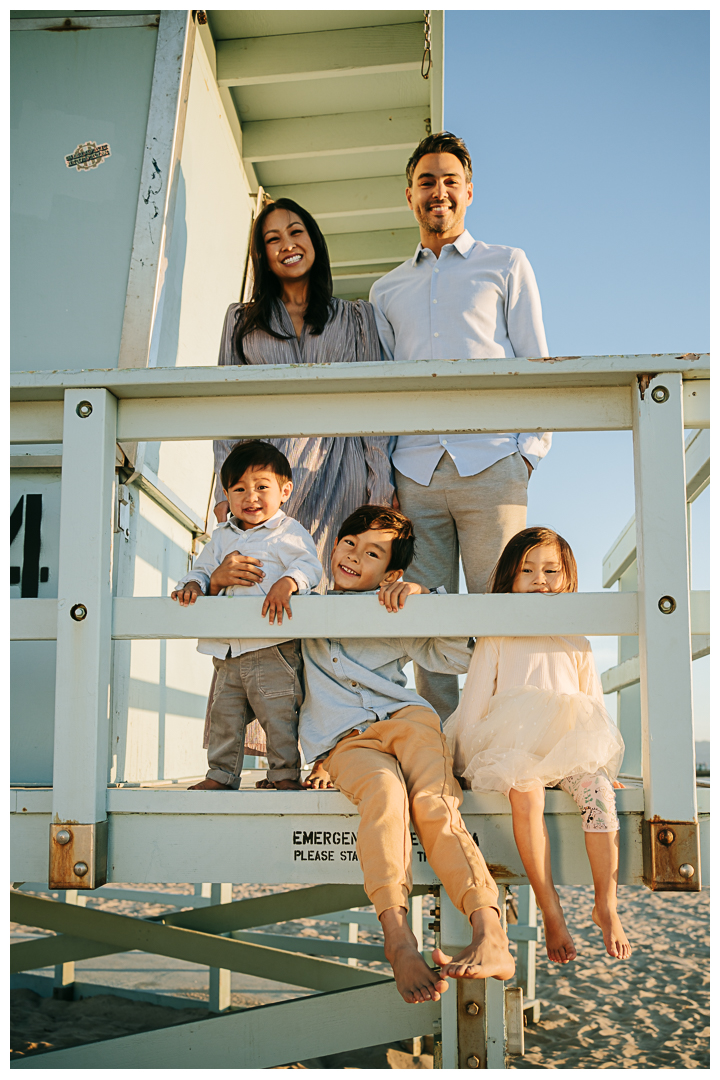 Family Photos at Manhattan Beach Pier in Manhattan Beach, Los Angeles, California