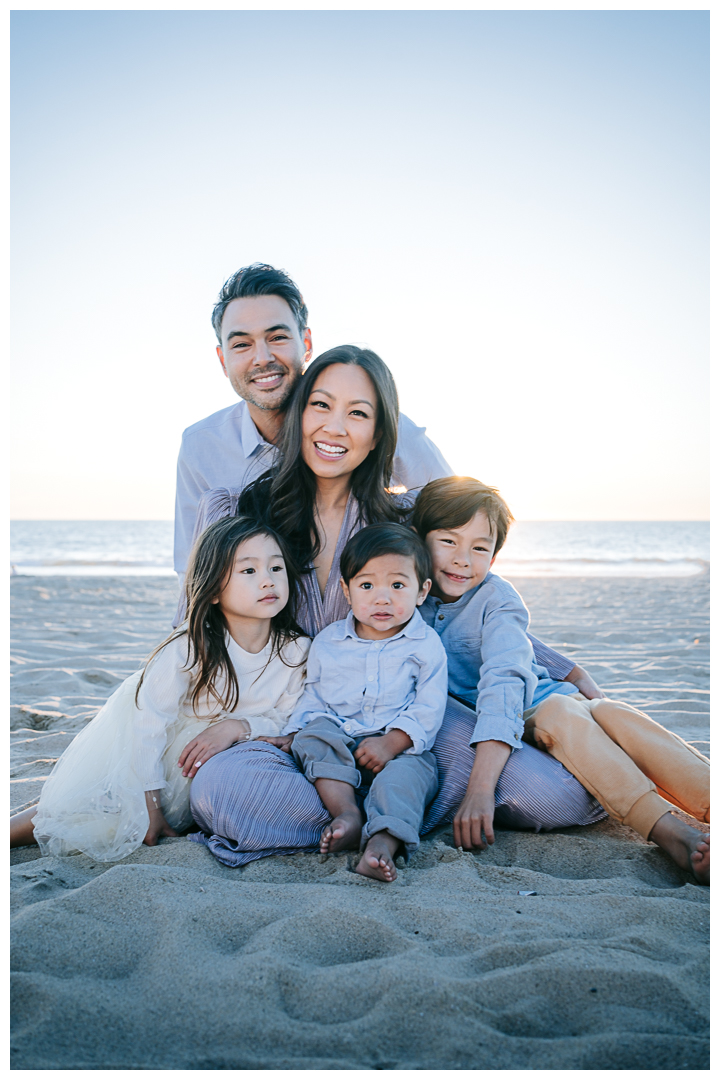 Family Photos at Manhattan Beach Pier in Manhattan Beach, Los Angeles, California