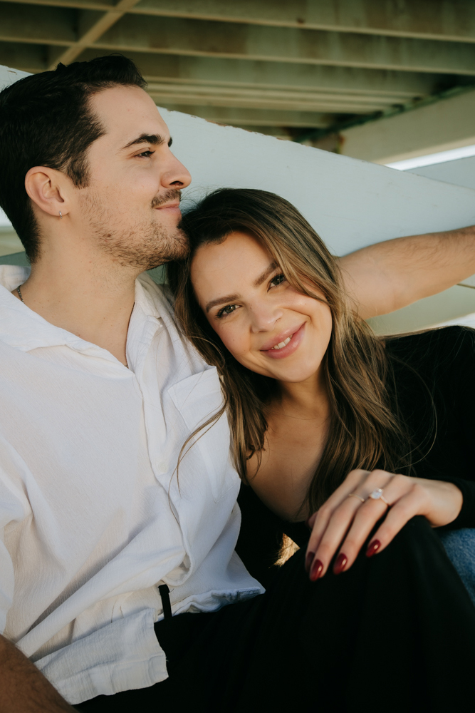 Surprise Proposal and Mini Engagement at Manhattan Beach, Los Angeles, California