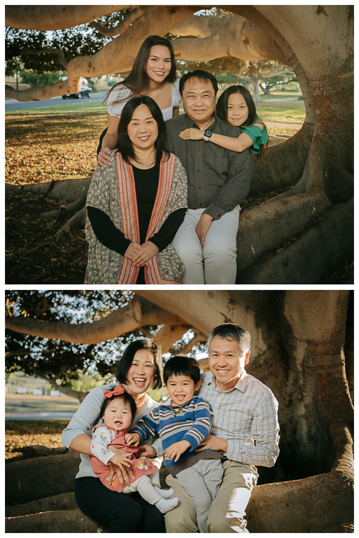 Family Photos at Christmas Tree Cove in Palos Verdes, Los Angeles, California