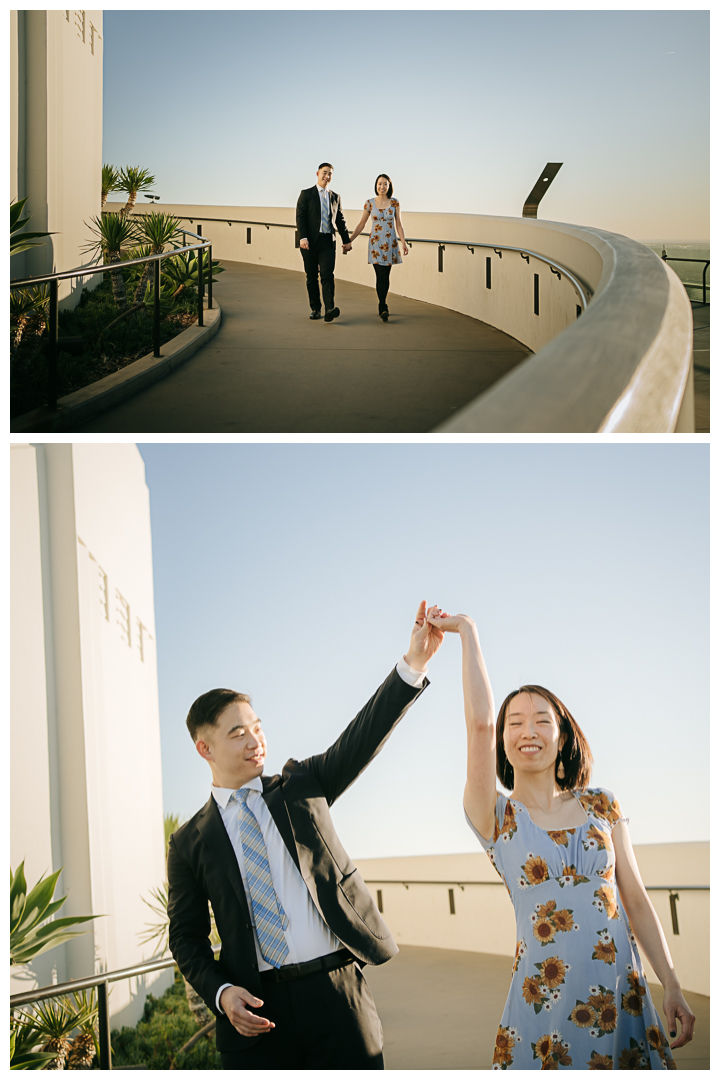 Engagement Photos at Griffith Observatory in Los Angeles, California