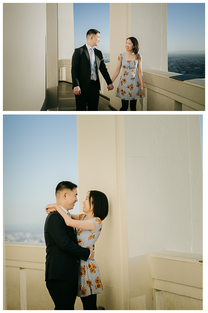 Engagement Photos at Griffith Observatory in Los Angeles, California