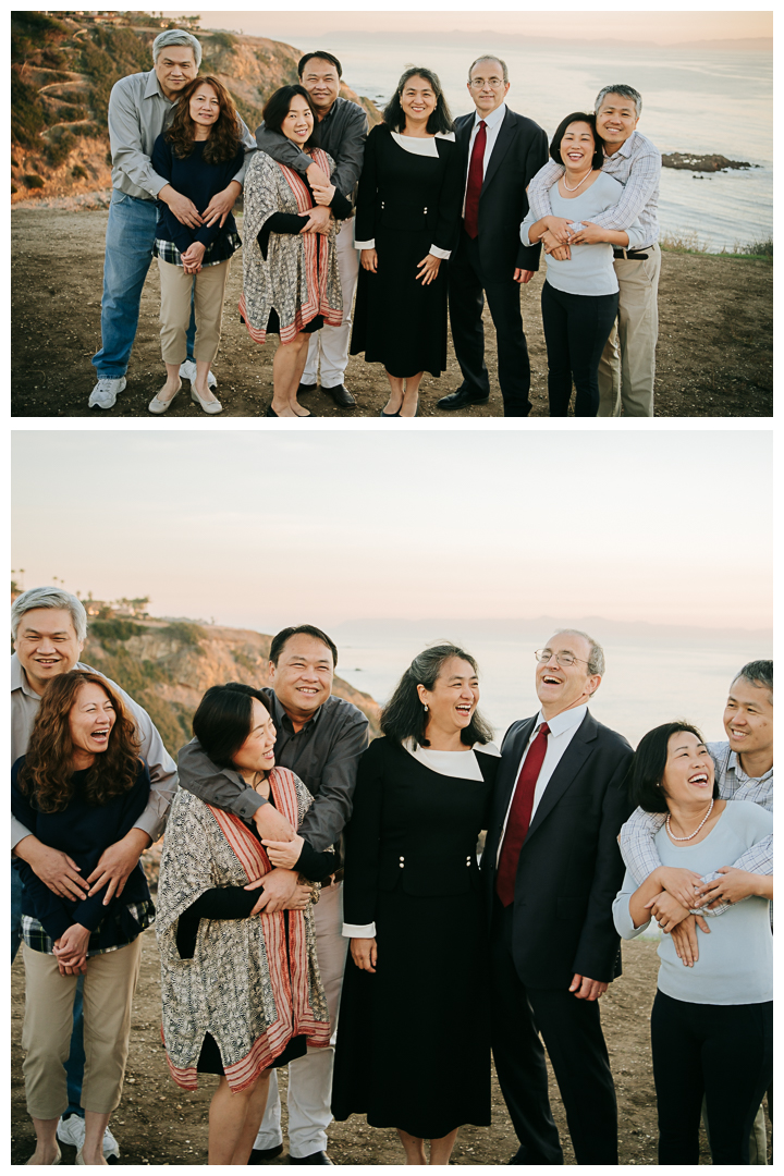 Family Photos at Christmas Tree Cove in Palos Verdes, Los Angeles, California