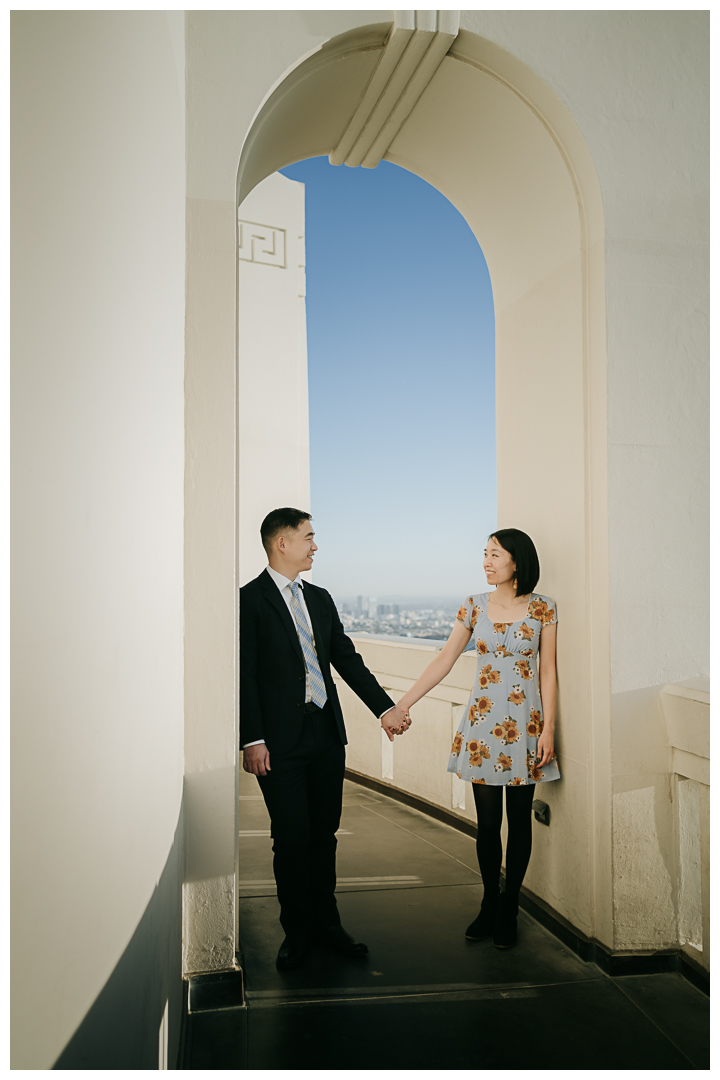 Engagement Photos at Griffith Observatory in Los Angeles, California