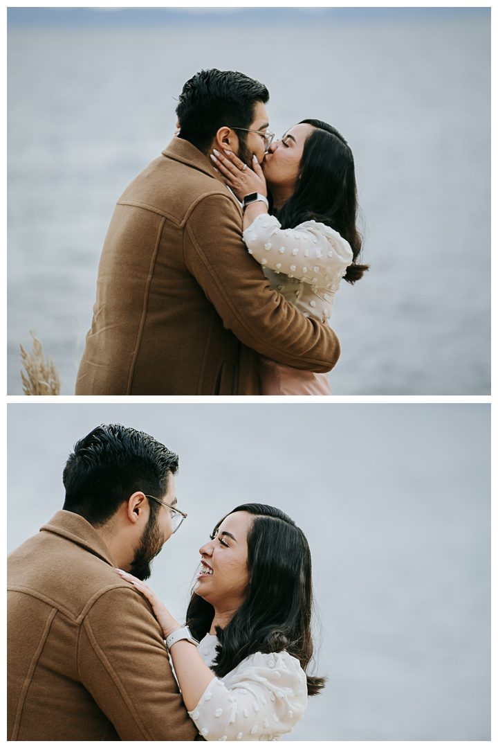 Surprise Proposal and Mini Engagement at Terranea Beach in Palos Verdes, Los Angeles, California