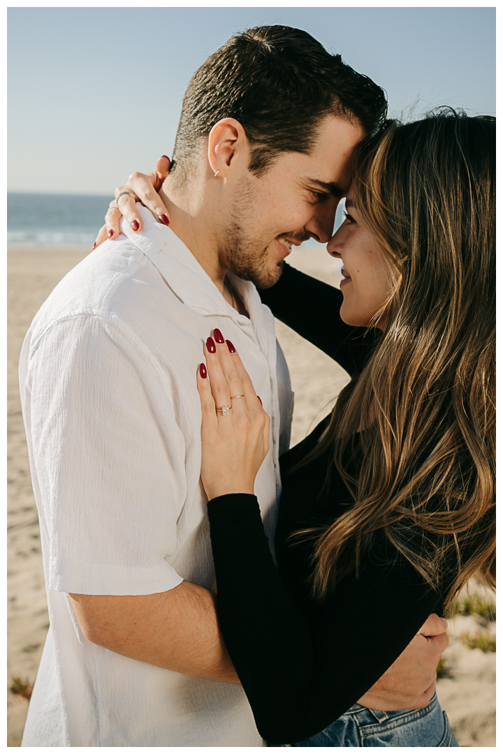 Surprise Proposal and Mini Engagement at Manhattan Beach, Los Angeles, California