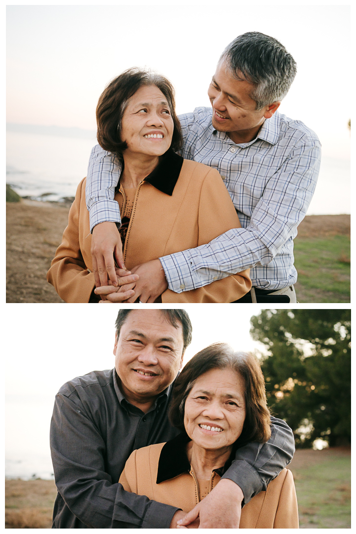 Family Photos at Christmas Tree Cove in Palos Verdes, Los Angeles, California