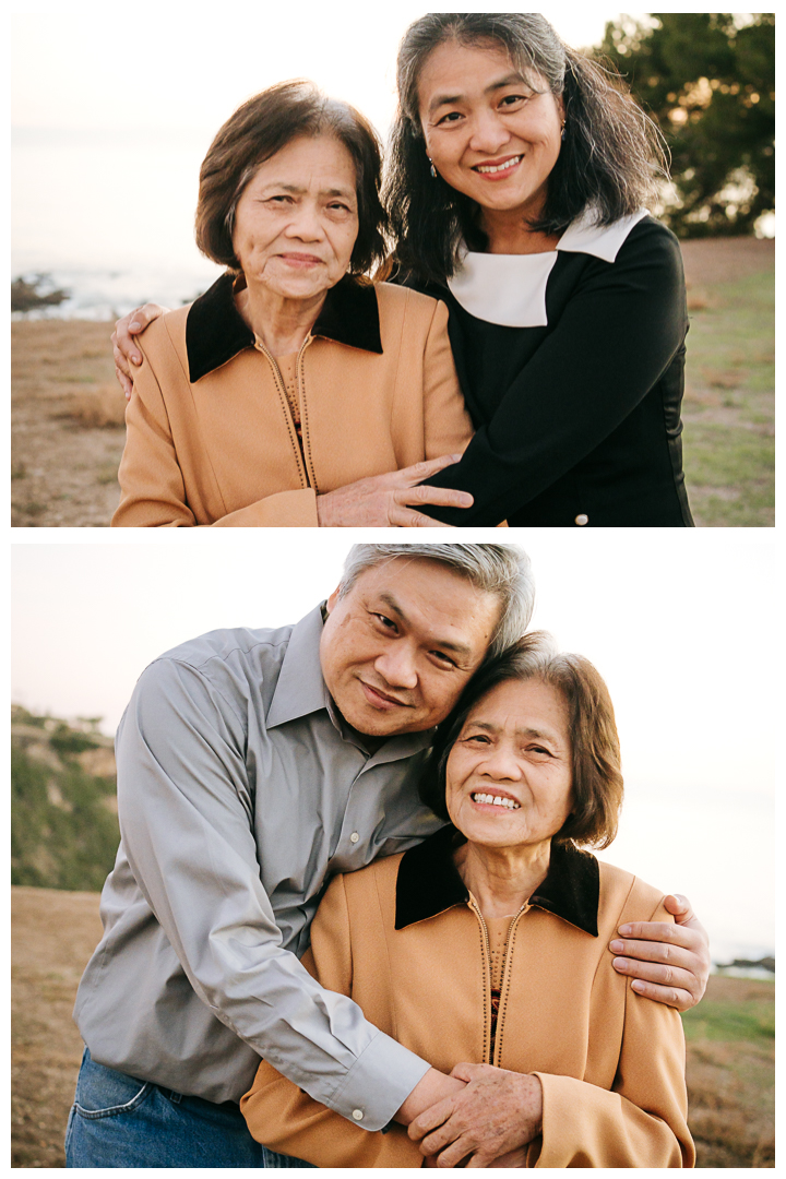 Family Photos at Christmas Tree Cove in Palos Verdes, Los Angeles, California