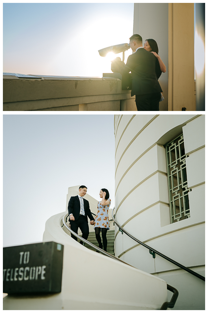 Engagement Photos at Griffith Observatory in Los Angeles, California