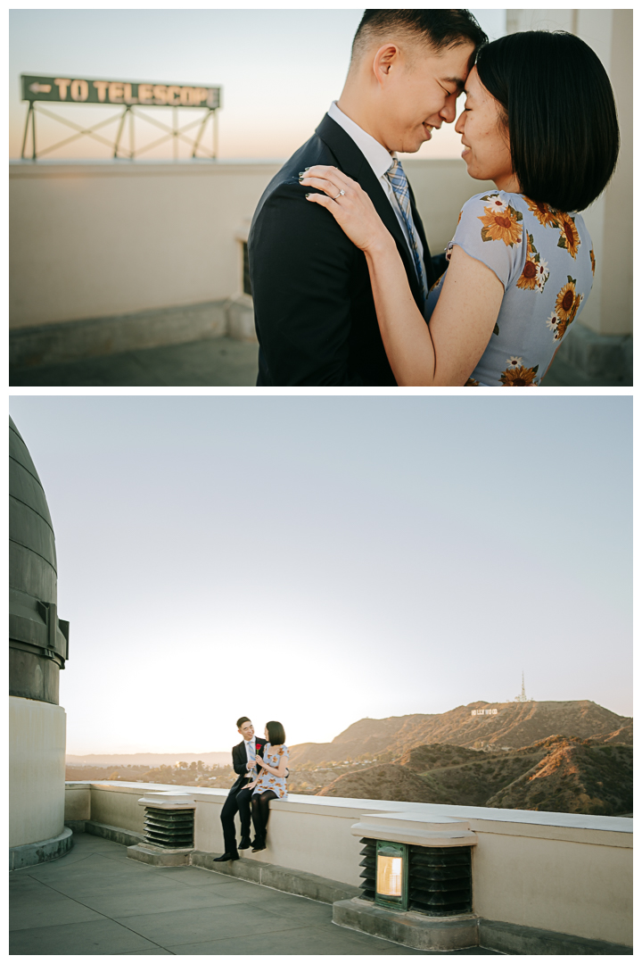 Engagement Photos at Griffith Observatory in Los Angeles, California