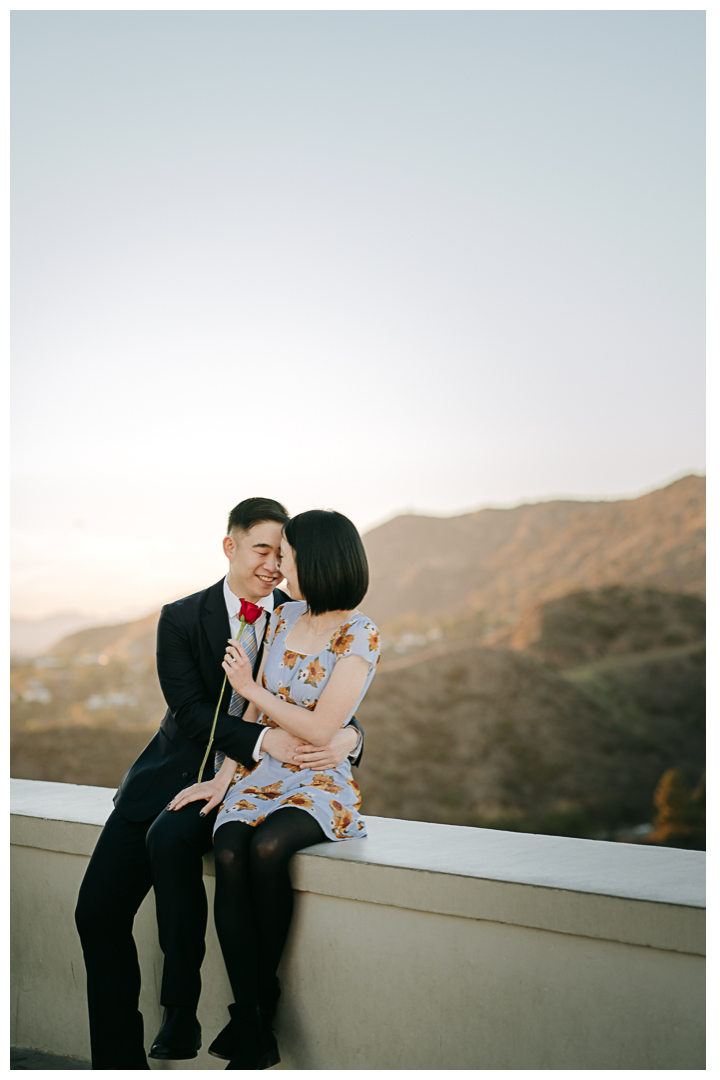 Engagement Photos at Griffith Observatory in Los Angeles, California