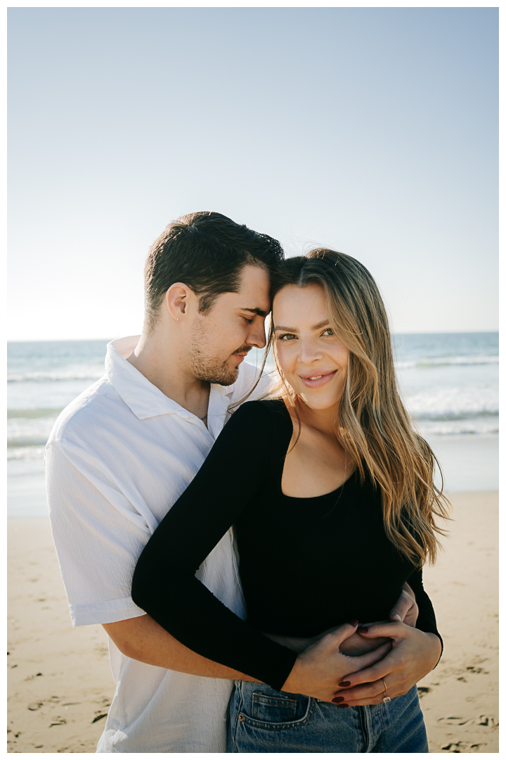 Surprise Proposal and Mini Engagement at Manhattan Beach, Los Angeles, California