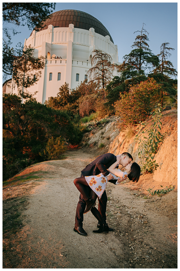 Engagement Photos at Griffith Observatory in Los Angeles, California