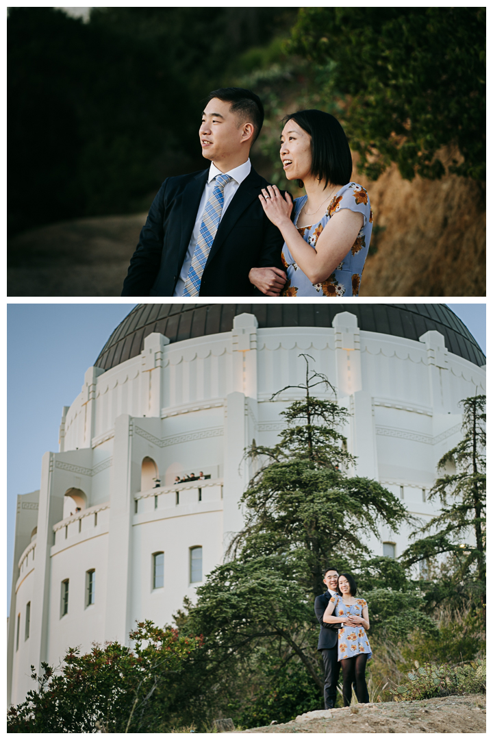 Engagement Photos at Griffith Observatory in Los Angeles, California